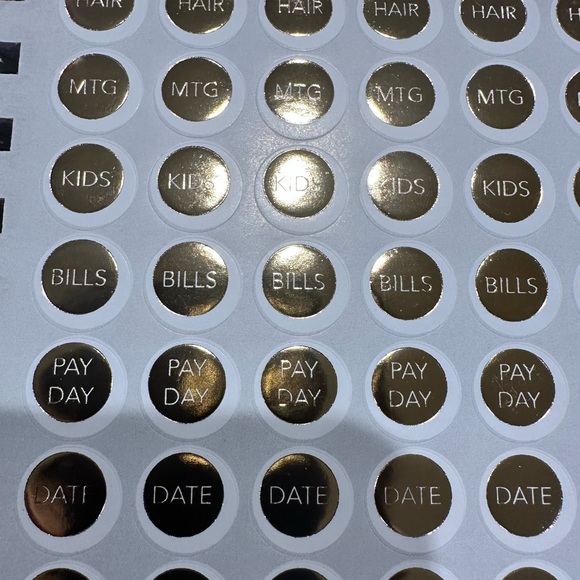 Colorful Glitter 12-Month Planner - Picture 10 of 14